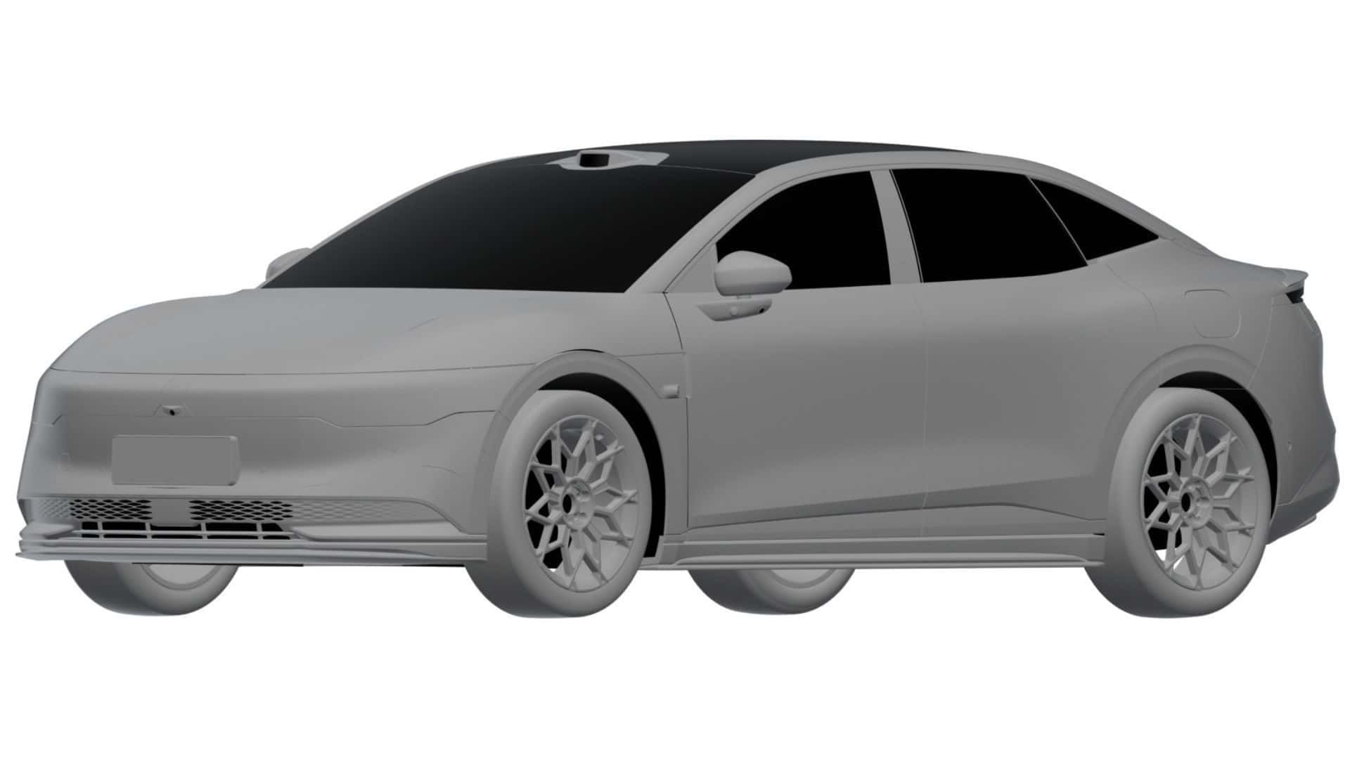 Perfil do sedã elétrico revela porte de 4,87 metros, similar ao de rivais como o BYD Seal
