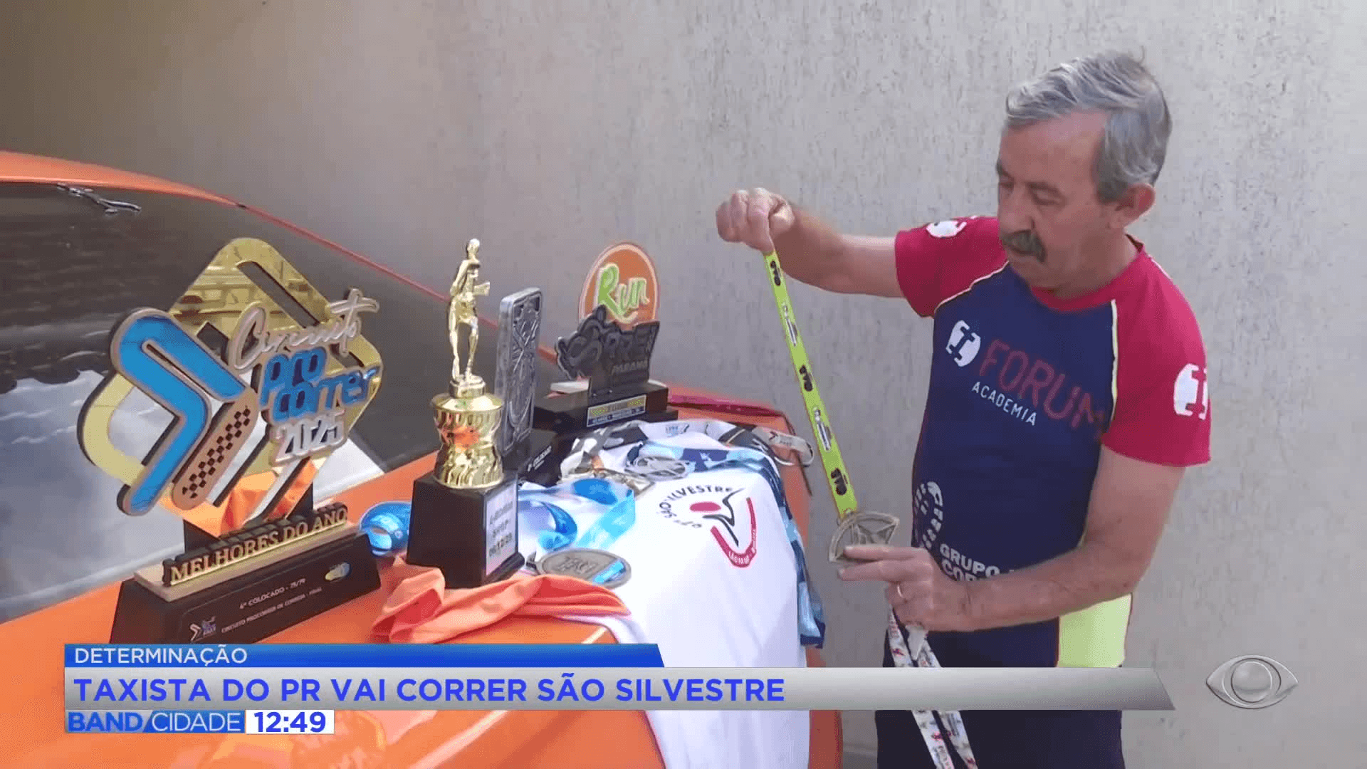 Taxista paranaense de 76 anos vai correr a São Silvestre 1