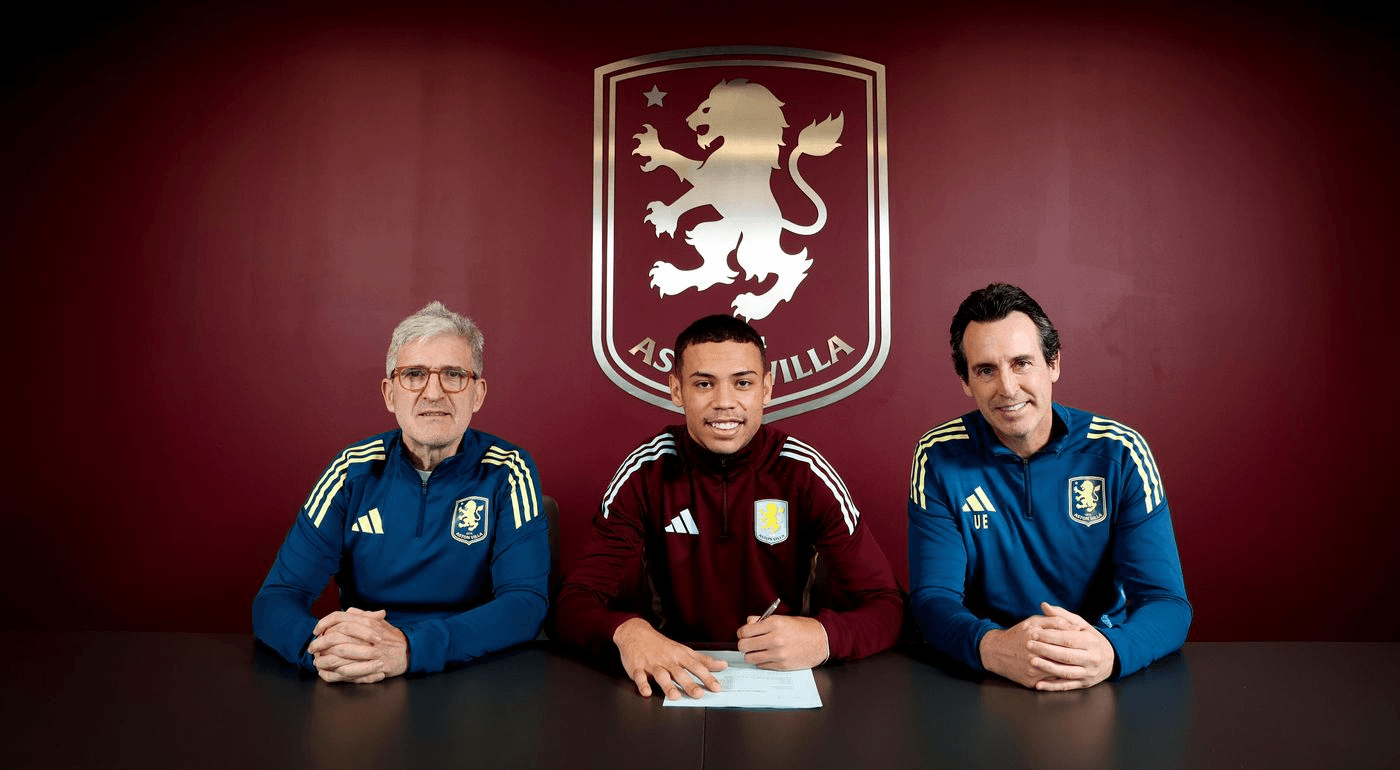 Aston Villa anuncia contratação de Alysson, joia do Grêmio