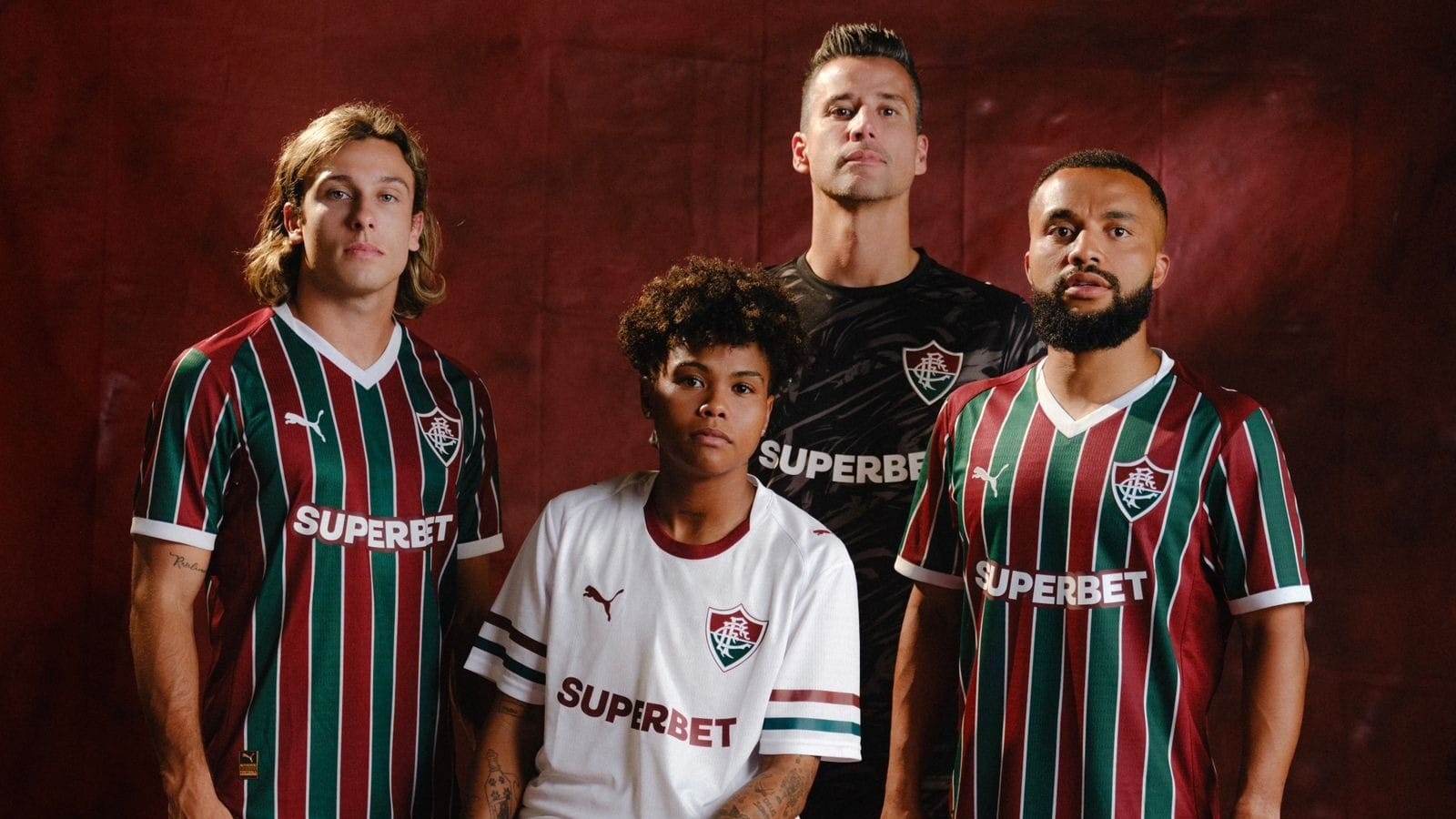 Fluminense divulga uniformes de 2026 com a Puma; veja as imagens