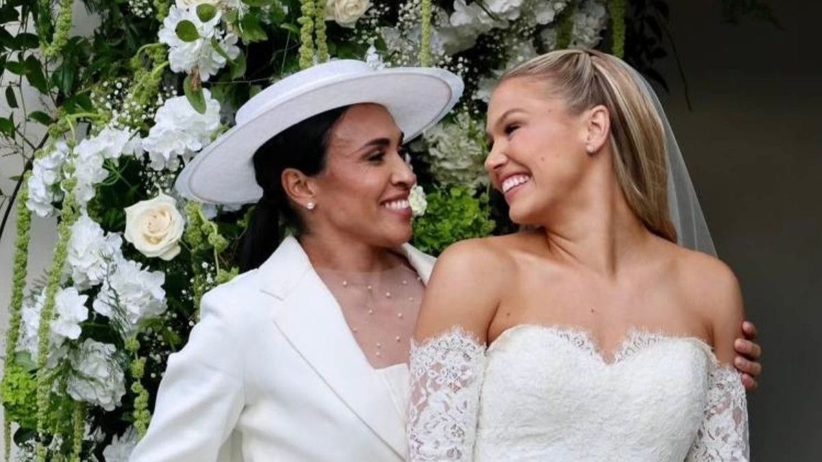 Marta se casa com Carrie Lawrence na Flórida; veja detalhes da cerimônia