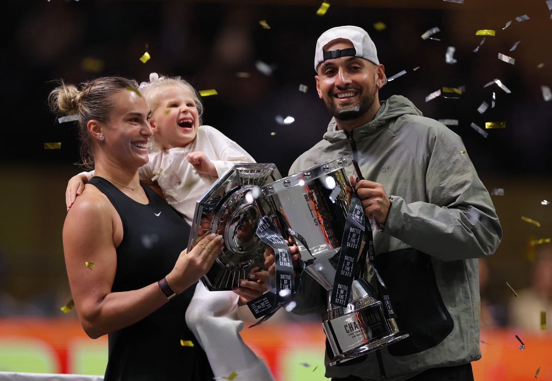 Sabalenka quer revanche contra Kyrgios na "Batalha dos Sexos"