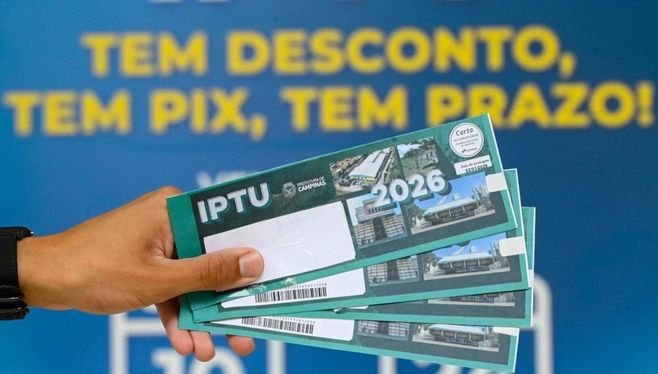 IPTU Campinas: carnê de imóveis comerciais vence na próxima segunda (26)