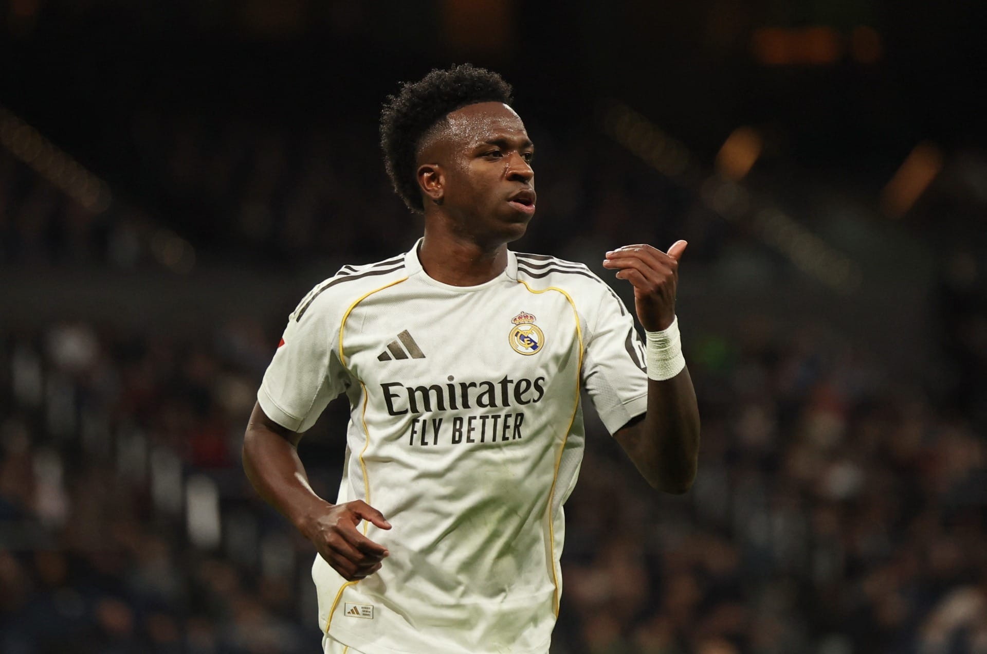 Vini Jr vive jejum no Real Madrid e foi substituído em 52% dos jogos