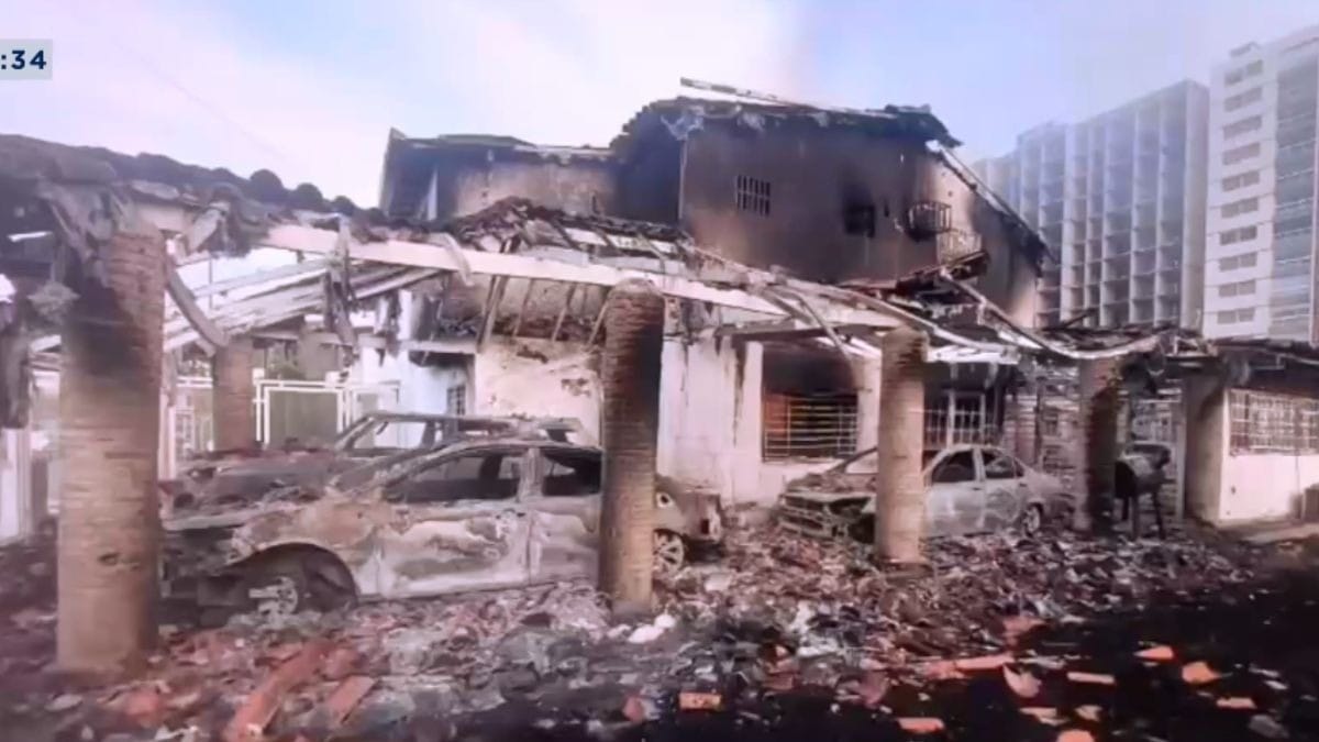 Exclusivo: imagens mostram rastro de destruição em fortaleza de Maduro