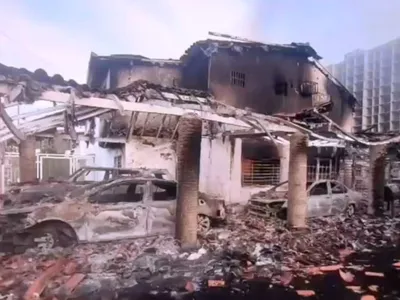 Exclusivo: imagens mostram rastro de destruição em fortaleza de Maduro