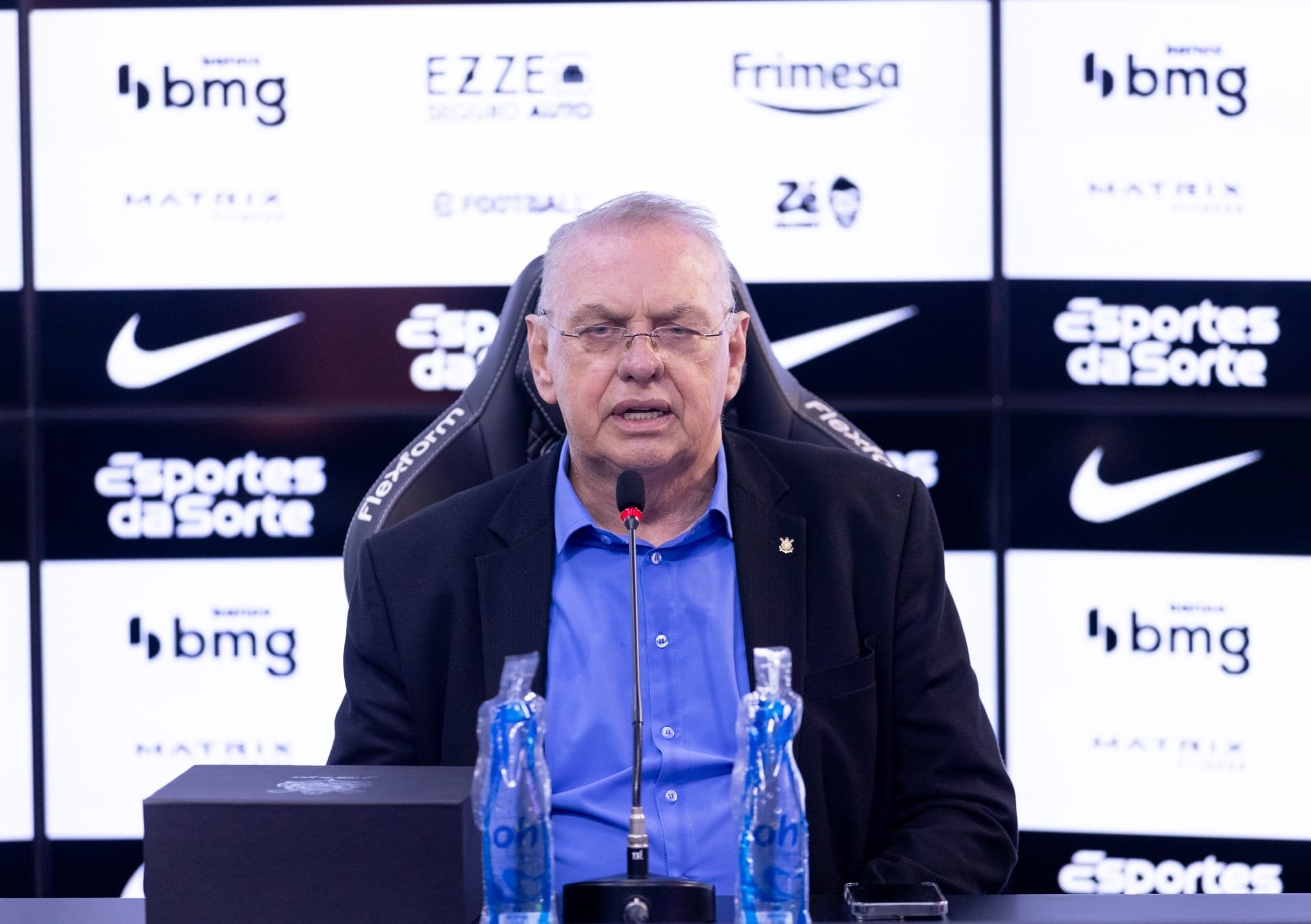 Osmar Stábile, presidente do Corinthians. Foto: Rodrigo Coca / Corinthians