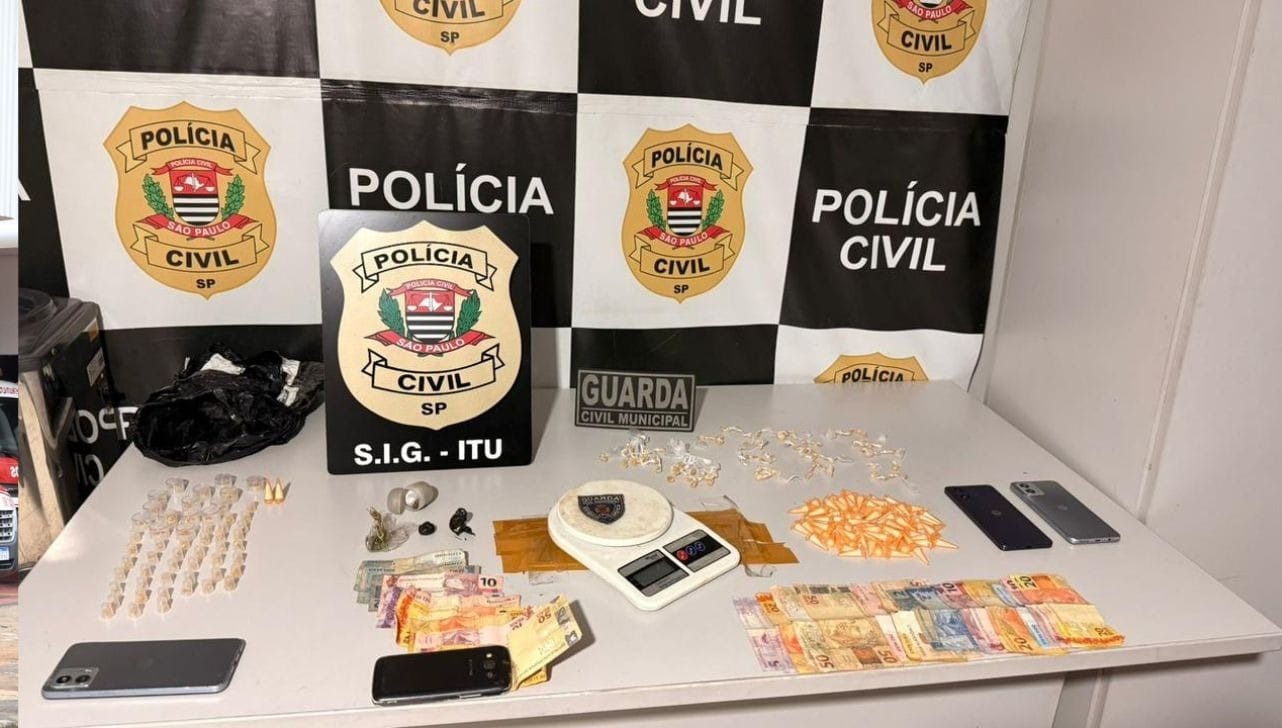 Idosa, suspeita de homicídio, é presa por tráfico de drogas em Itu