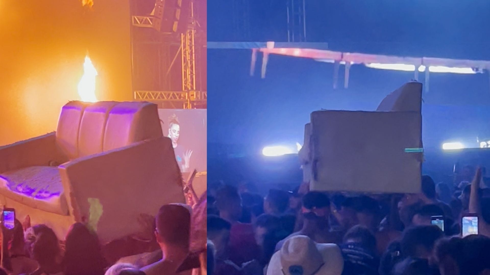 Sofá viraliza em show de Alok no Paraná ; veja o vídeo