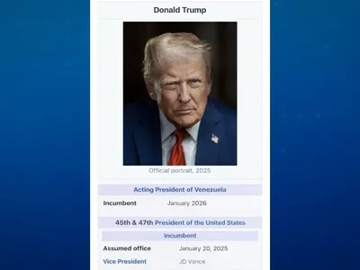 Trump publica imagem em que diz ser ‘presidente interino da Venezuela’