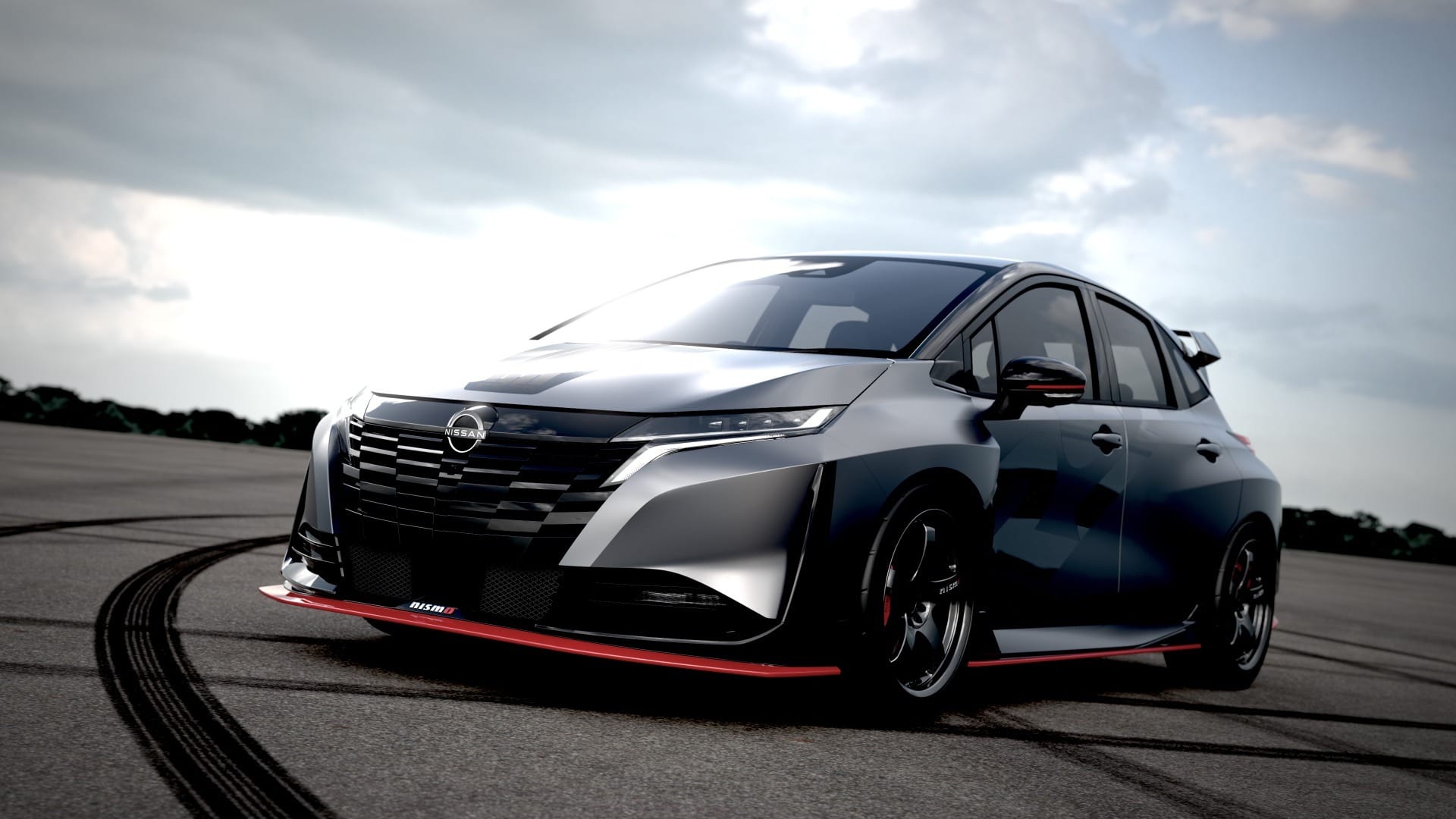 Rodas de 18 polegadas, pneus Michelin Pilot Sport 4 e freios reforçam a proposta esportiva do conceito