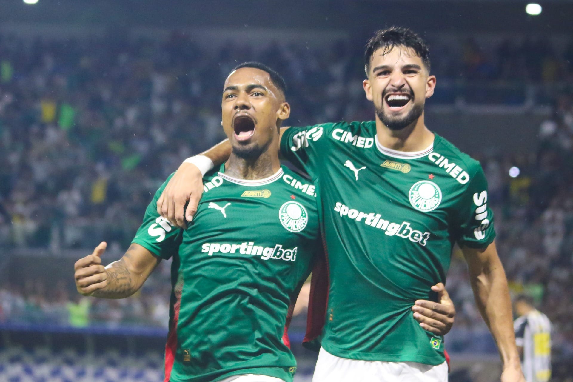 Palmeiras vence o Santos e assume a liderança do Campeonato Paulista