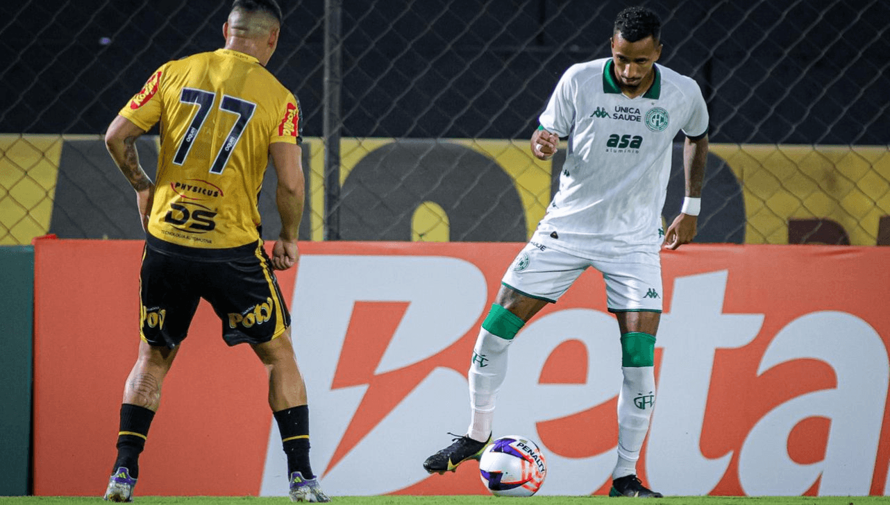 Guarani teve uma chance antes do intervalo, mas não avançou nas jogadas
