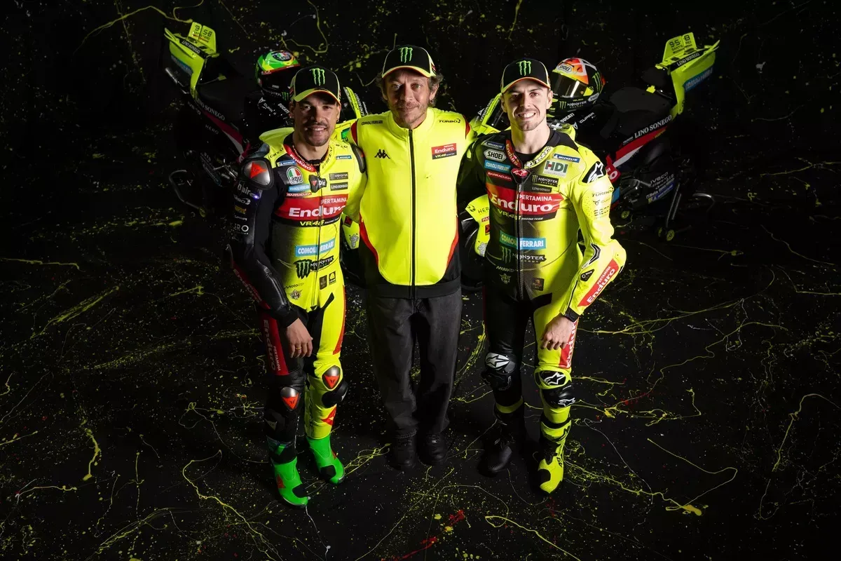 Equipe de Valentino Rossi apresenta Ducati para a temporada 2026 da MotoGP