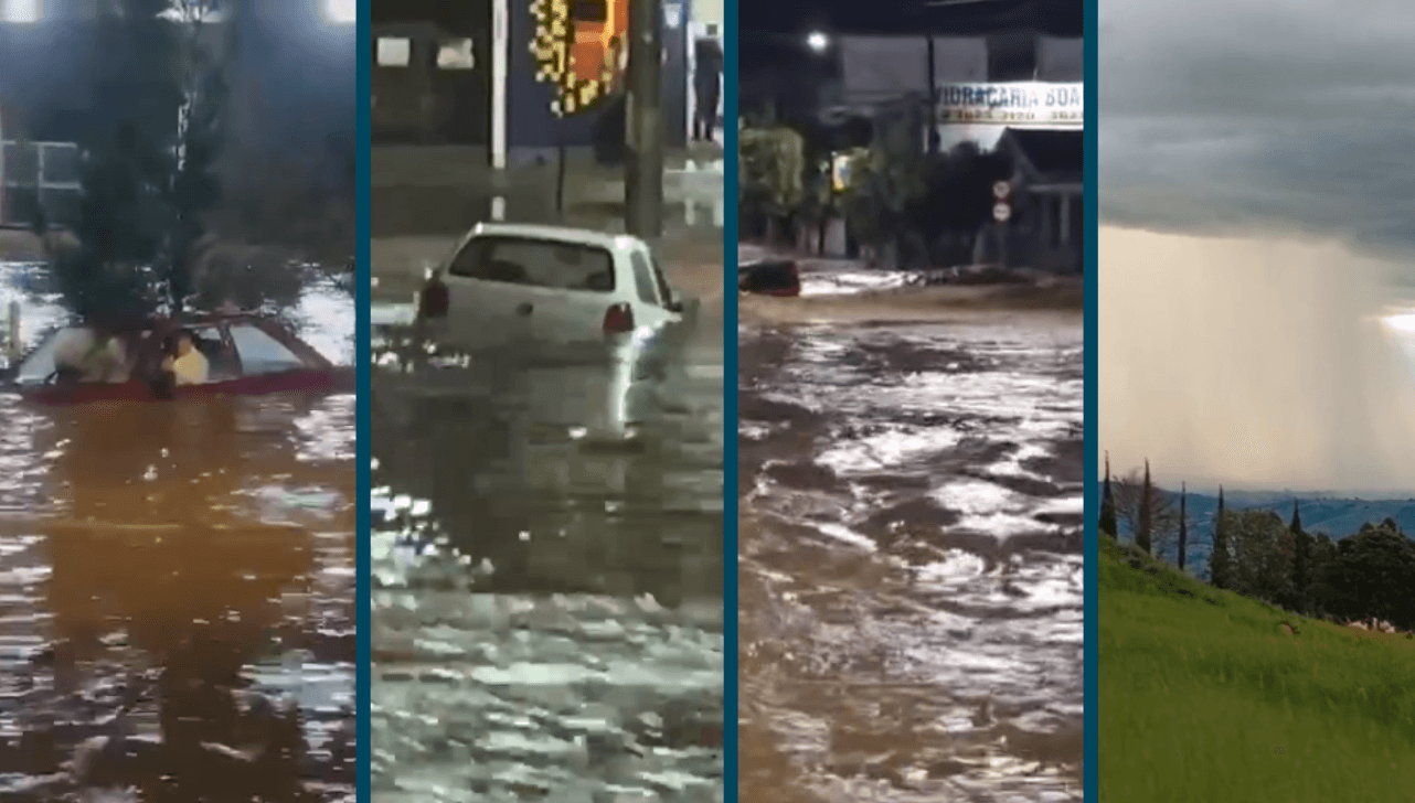 VÍDEO: córrego transborda e causa alagamentos em São João da Boa Vista