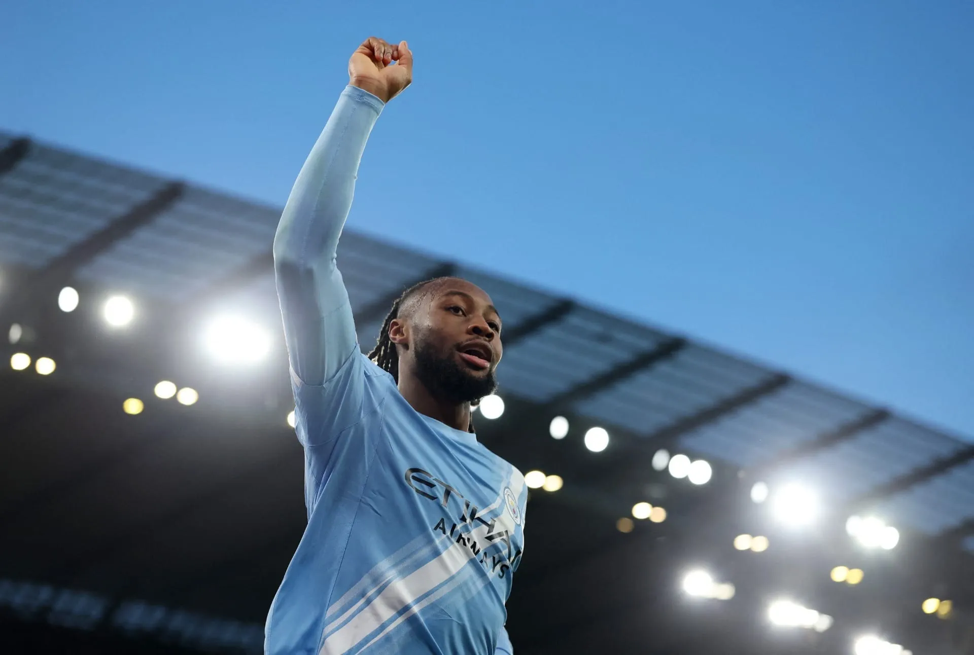 Semenyo, atacante do Manchester City. Foto: Reuters/Andrew Boyers