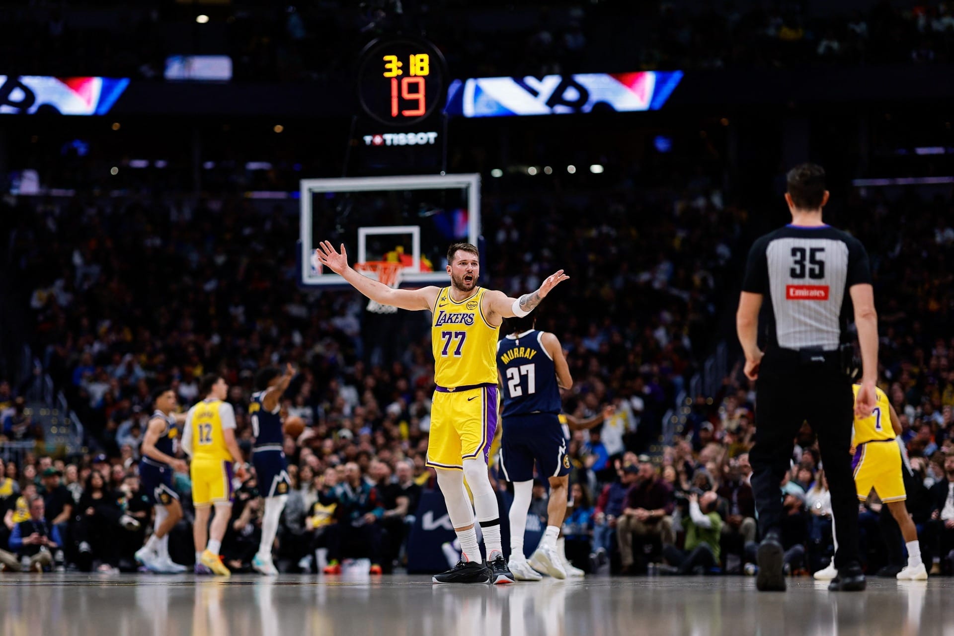 Resultados da NBA: Doncic brilha com triplo-duplo e Lakers vencem Nuggets