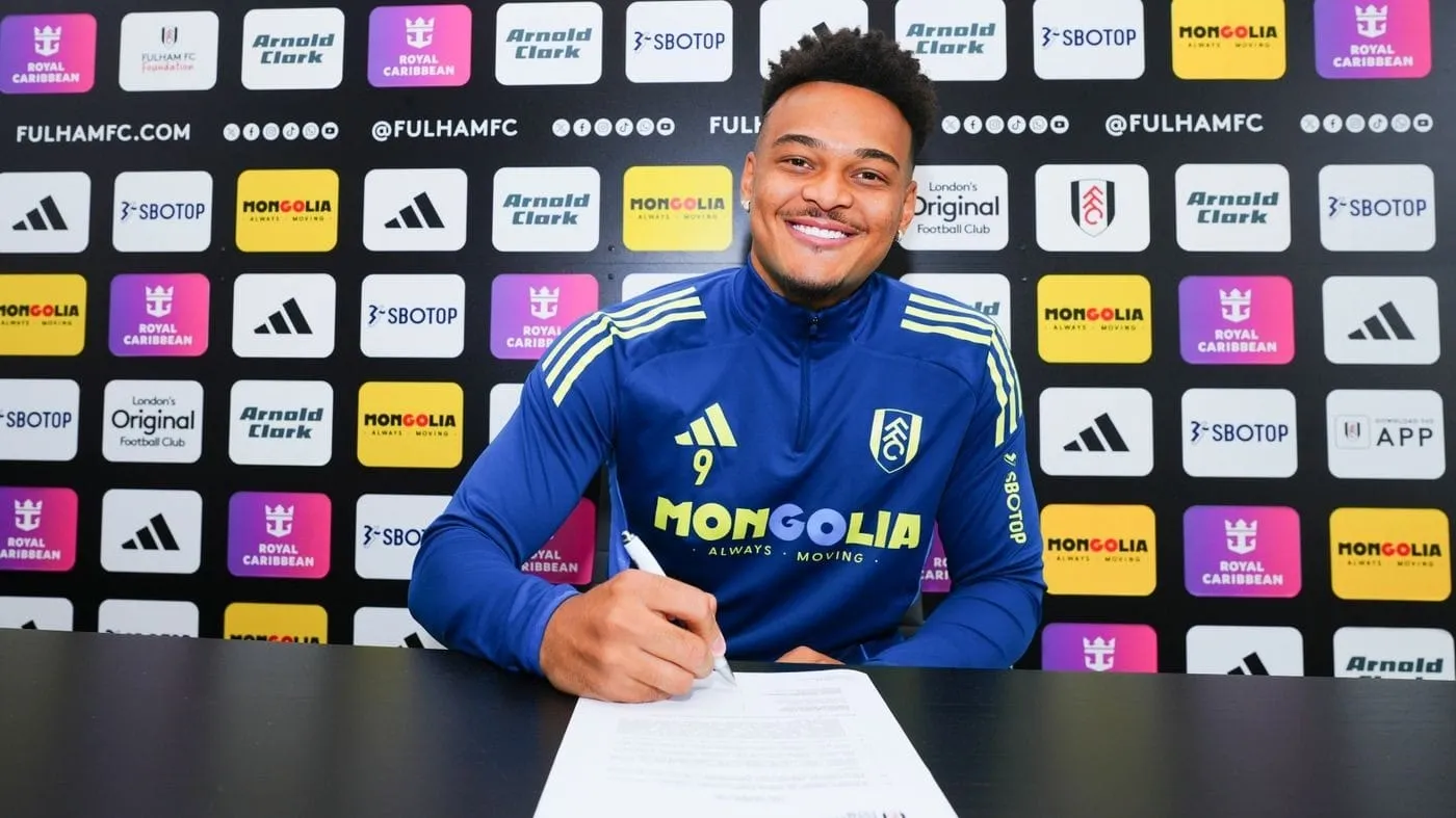 Rodrigo Muniz, do Fulham. Foto: Divulgação/Fulham