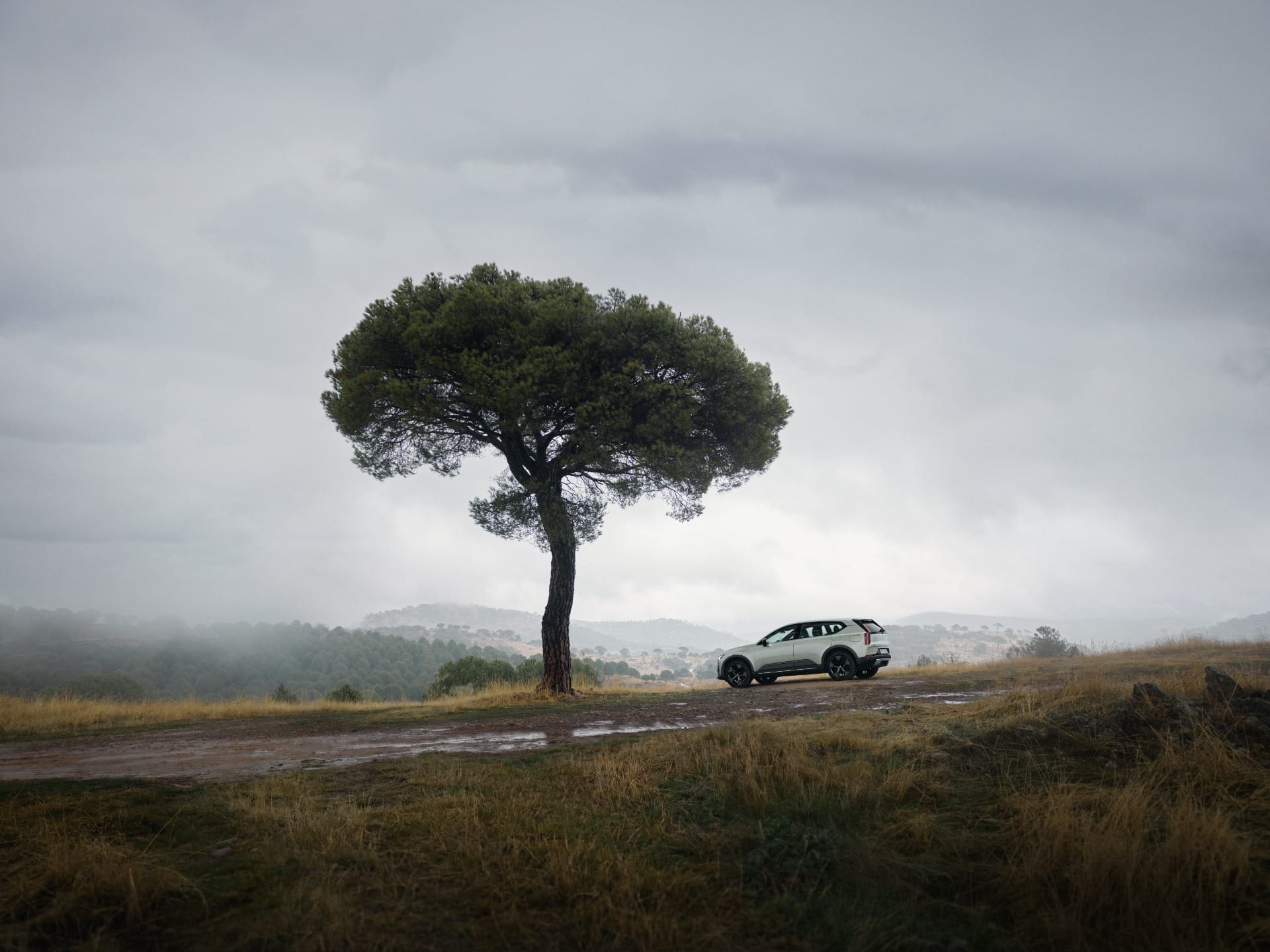 Volvo EX60 em plano aberto, novo SUV elétrico da marca sueca apresentado globalmente