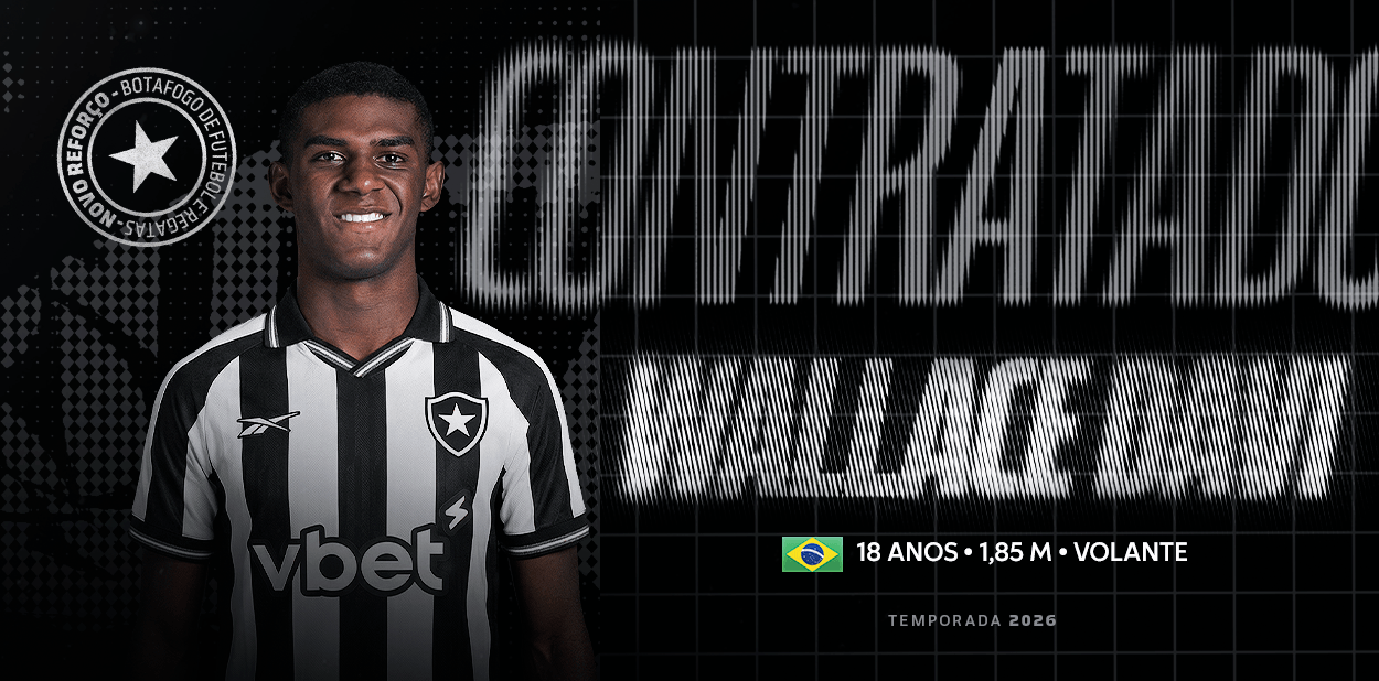 Botafogo anuncia a contratação de volante ex-Fluminense até 2029