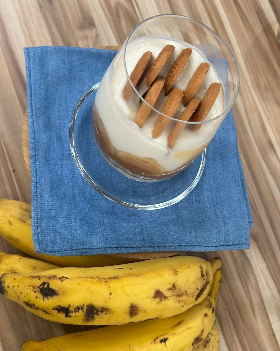 Cheesecake japonesa de banoffee do che Bruno Hashimoto | Band Receitas