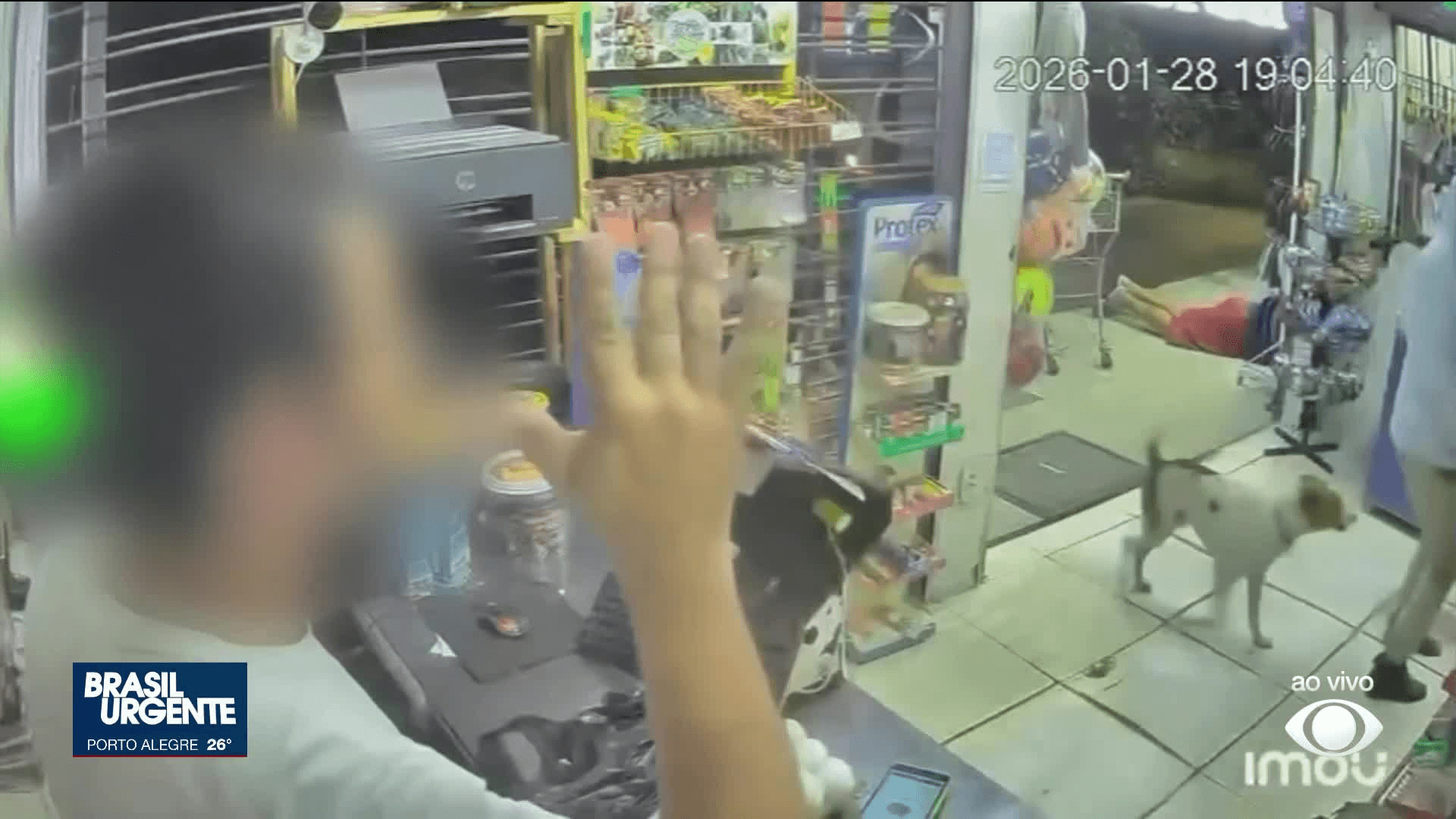 Criminosos matam homem e chutam cachorro em série de assaltos