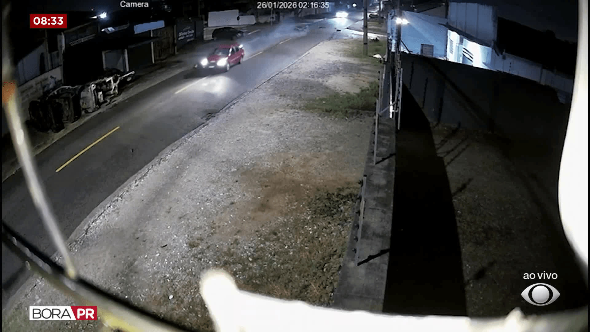 Motoboy é atropelado e motorista foge sem prestar socorro em Pinhais