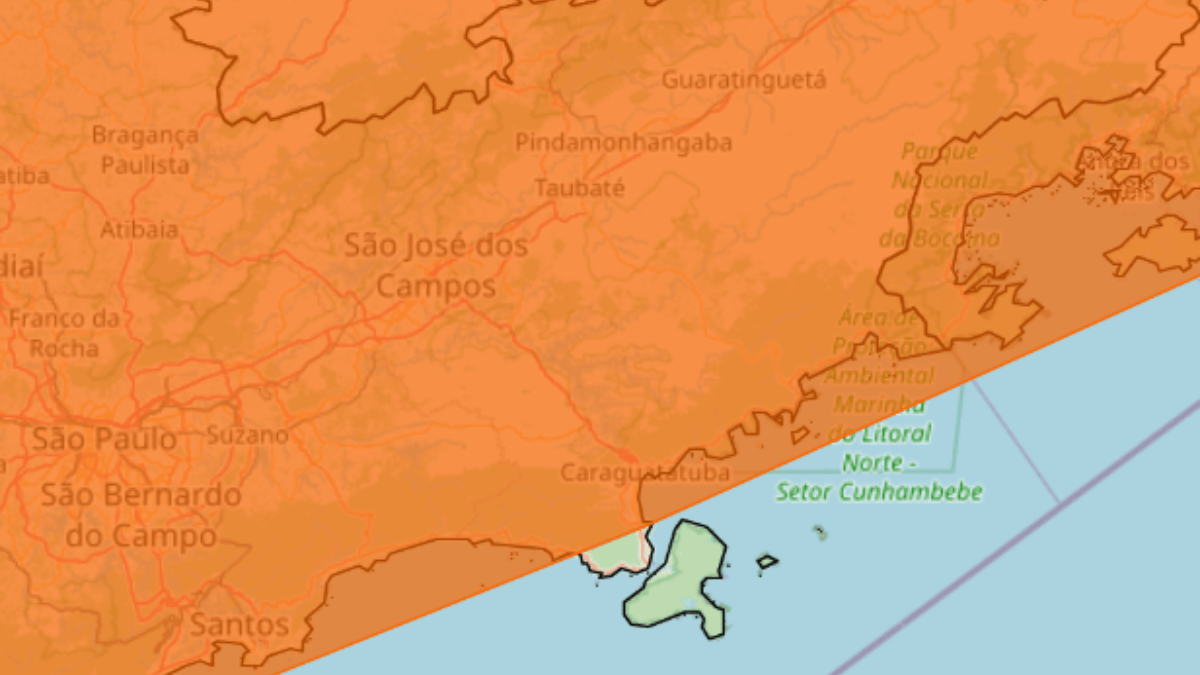 Créditos: Instituto Nacional de Meteorologia