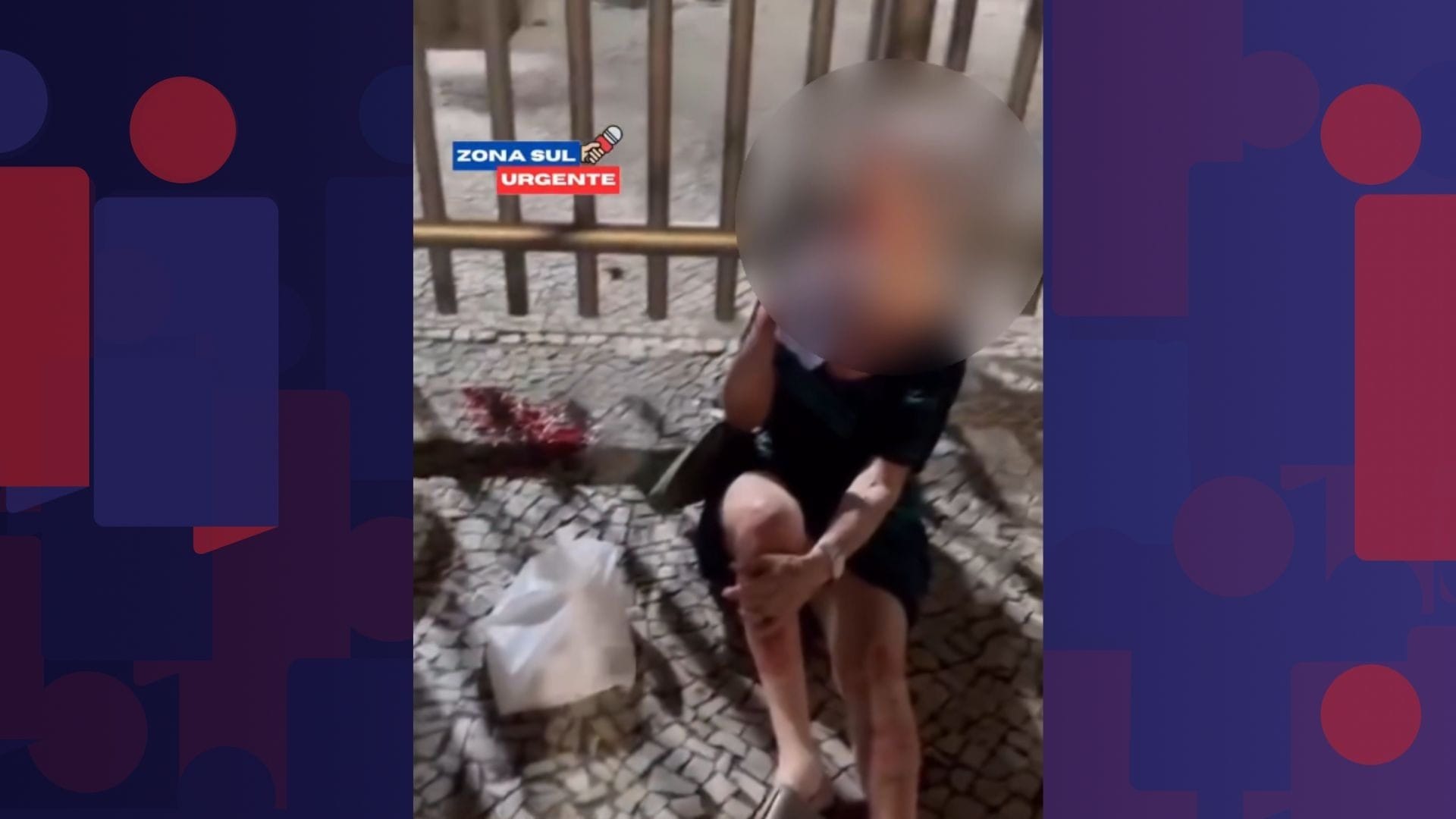 Idosa fica ferida em assalto em Laranjeiras, apesar de queda nos roubos
