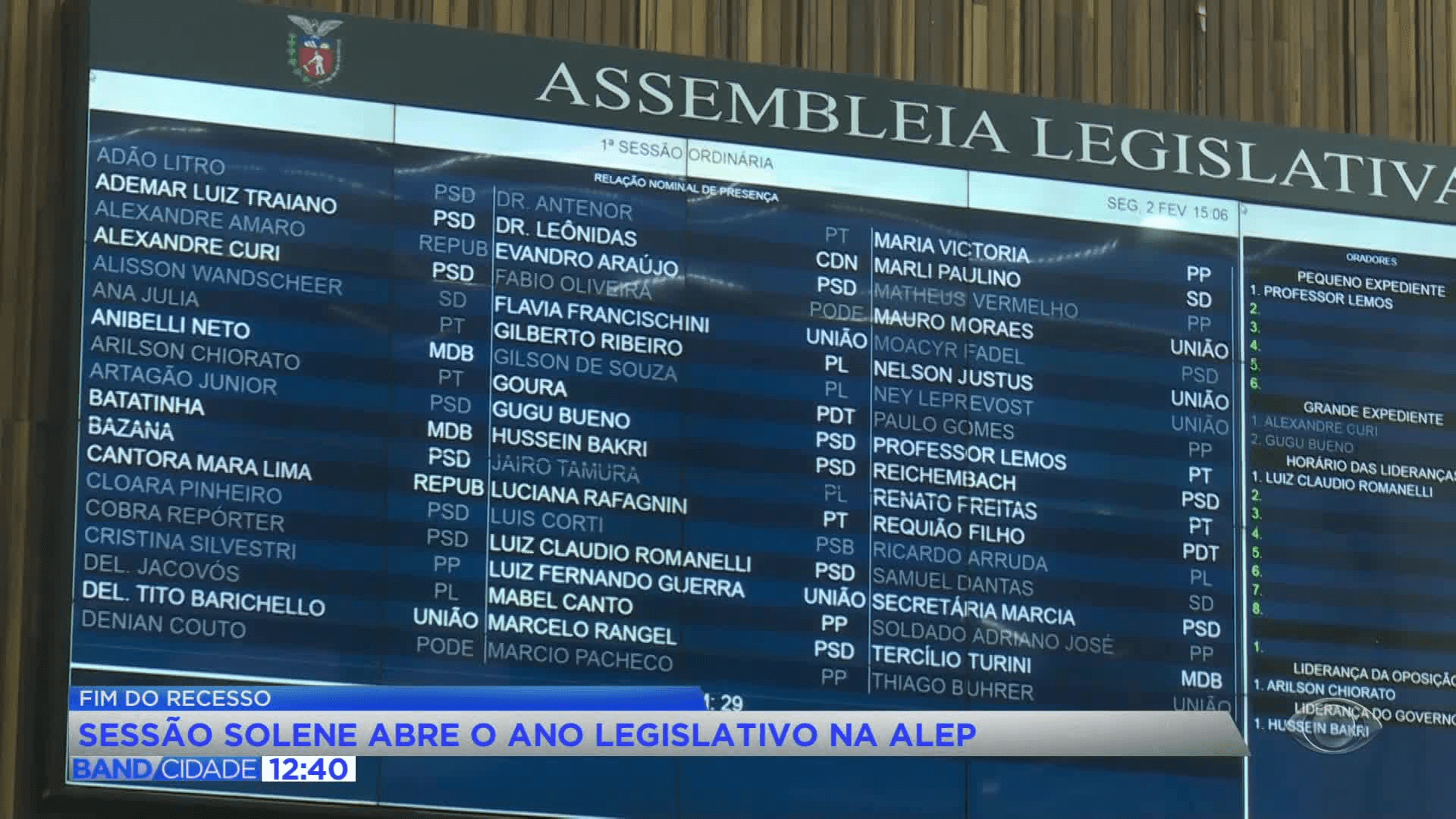 Alep inicia 2026 com prestação de contas e agenda cheia
