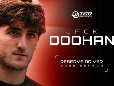 Haas anuncia Jack Doohan como piloto reserva para a temporada 2026 da F1
