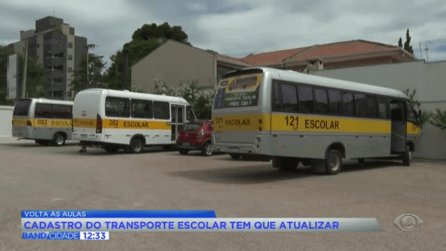 Volta às aulas exige atualização do cadastro do transporte escolar