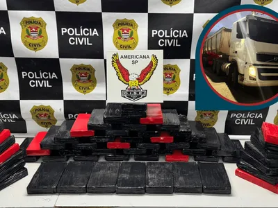 Homem é preso transportando 58 tijolos de cocaína em caminhão de minério