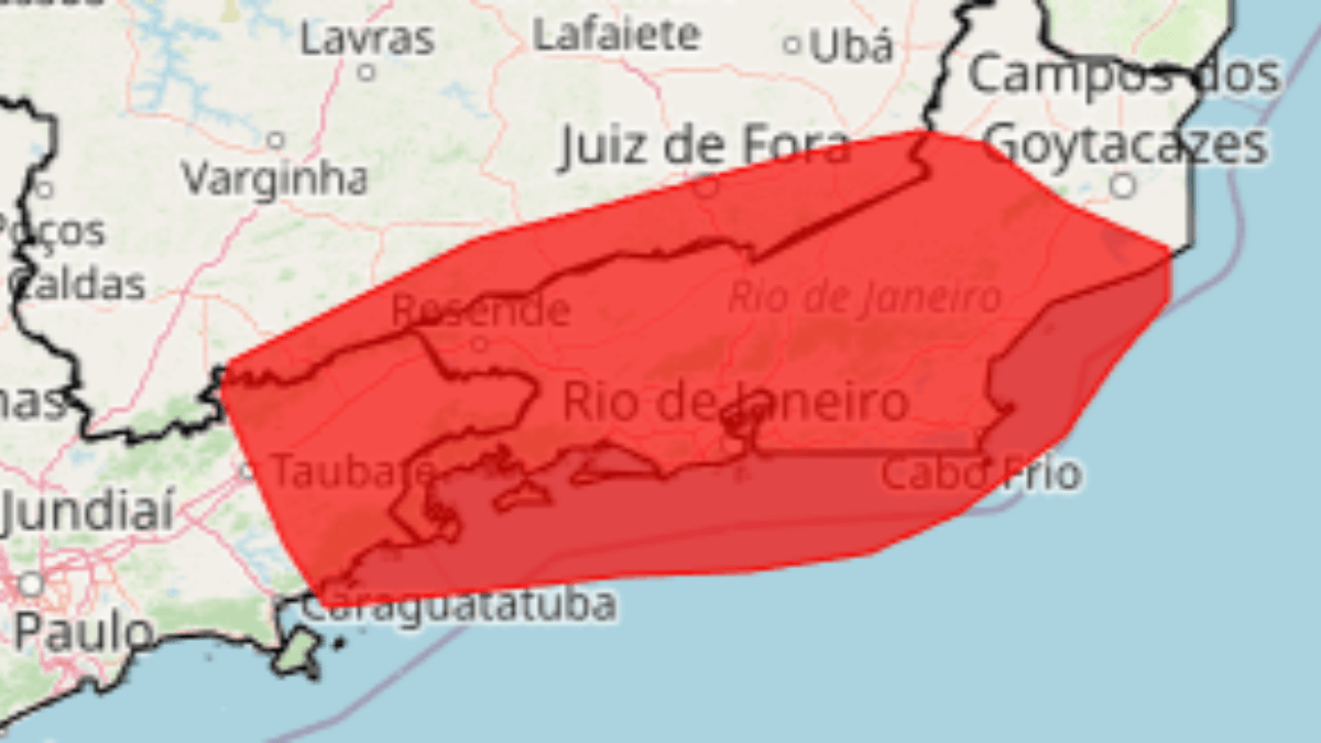 Previsão do tempo: Inmet alerta para alto acumulado de chuva na região | Créditos: Inmet
