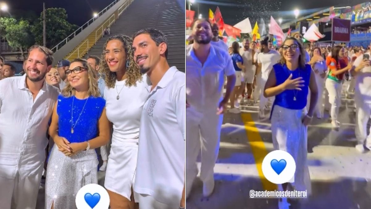 Janja participa de ensaio técnico de escola que irá homenagear Lula