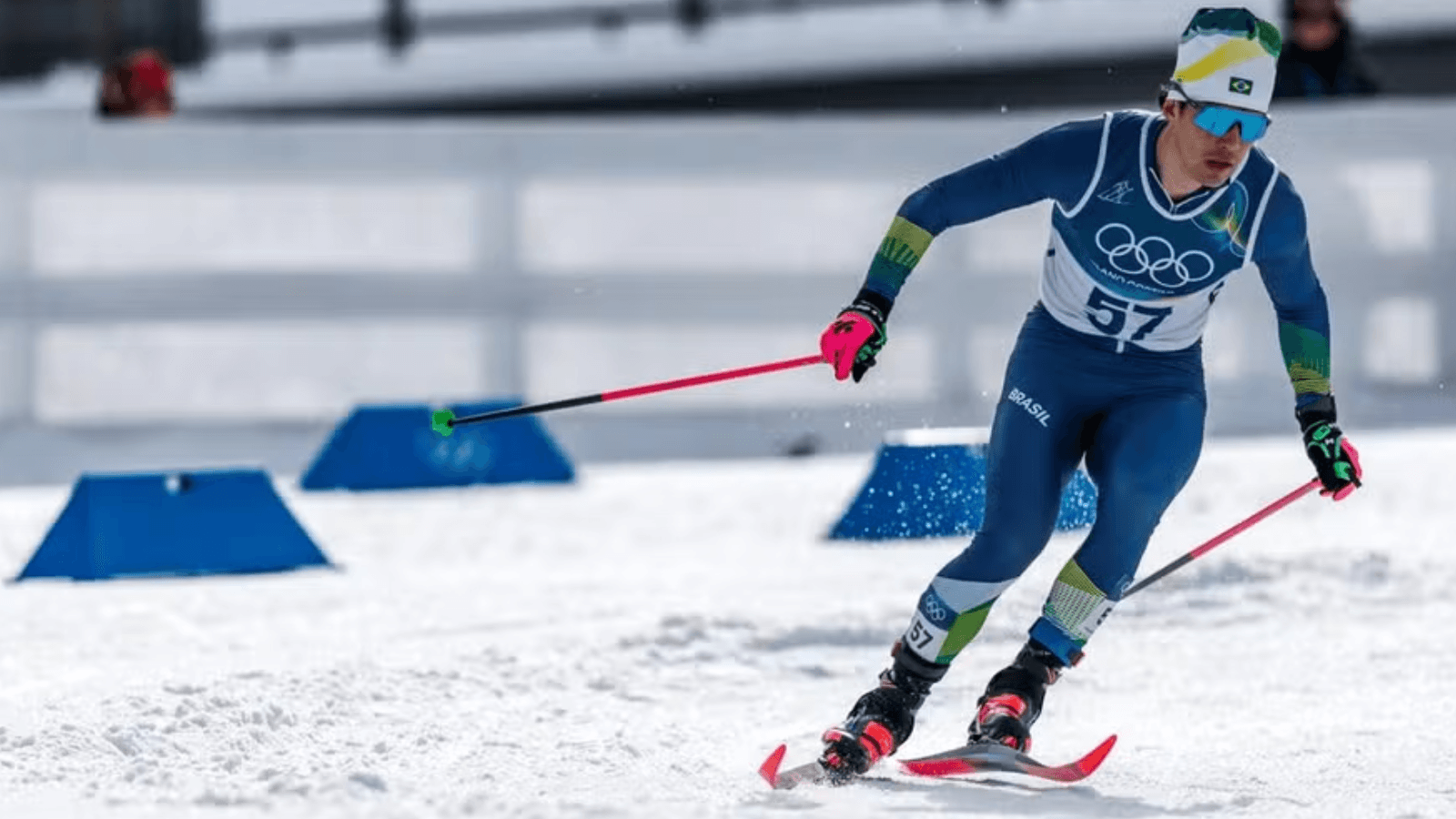 Manex Silva alcança melhor resultado do Brasil no esqui cross-country