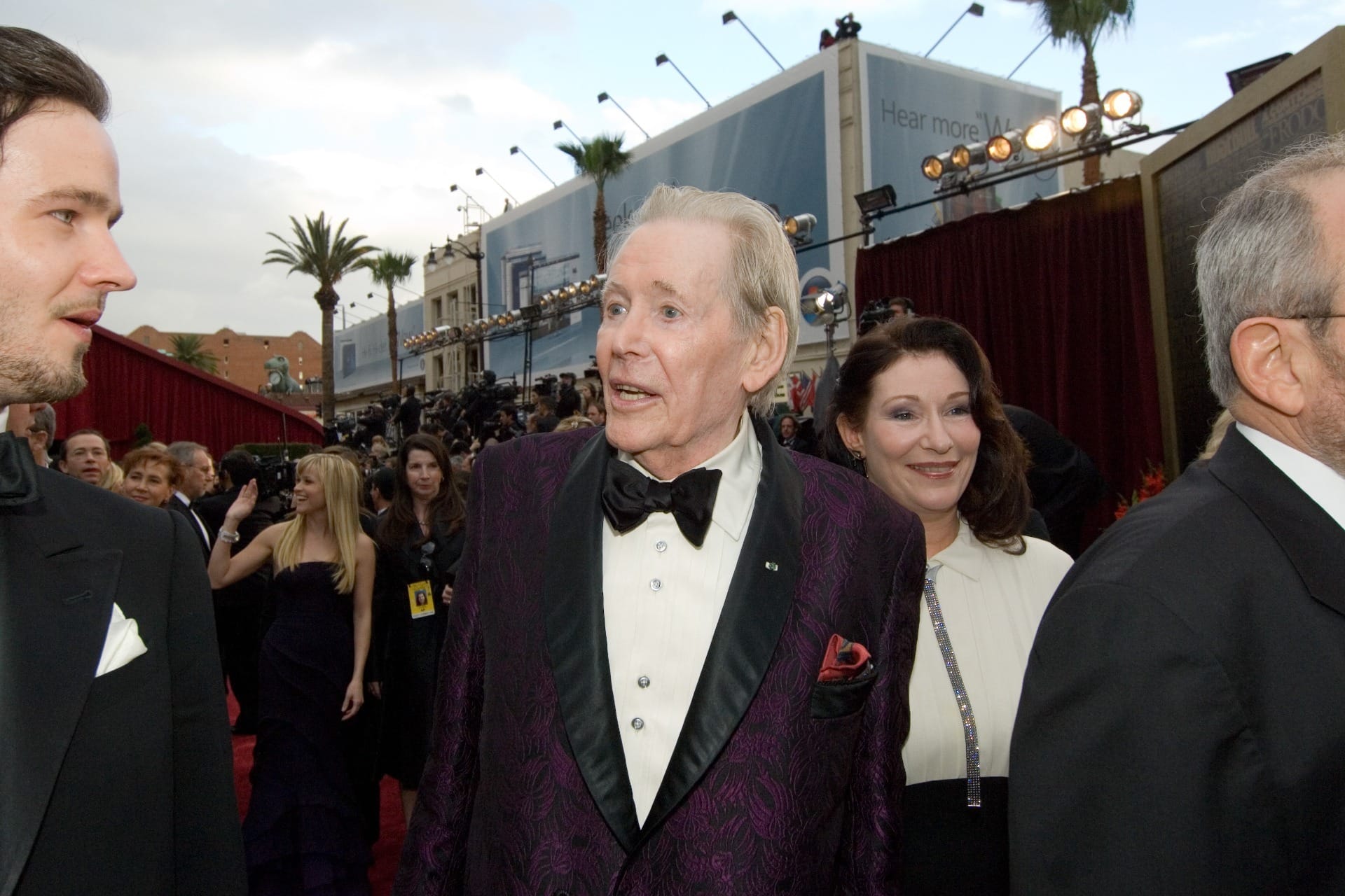 Peter O'Toole no 79ª edição do Oscar em Los Angeles em 2007