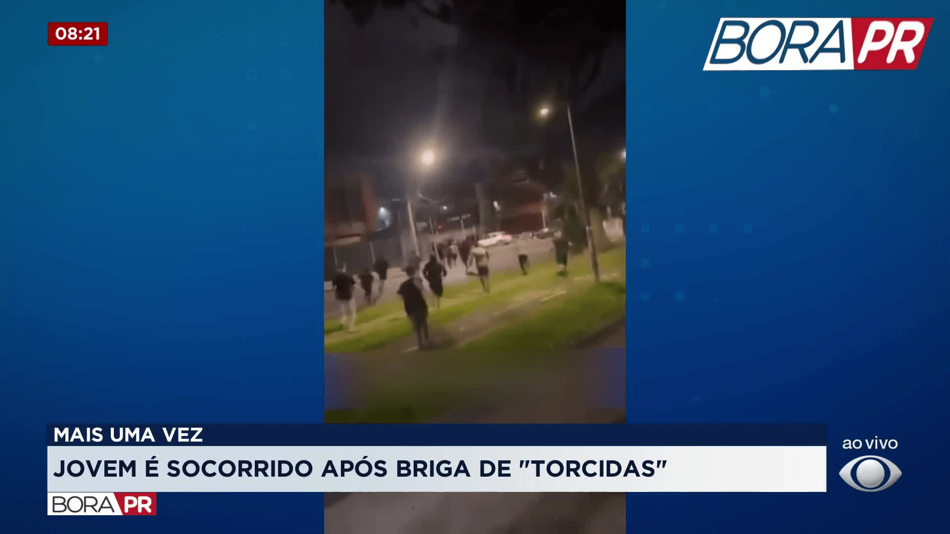 Paranista, aliado de santistas, fica ferido após confusão com atleticanos