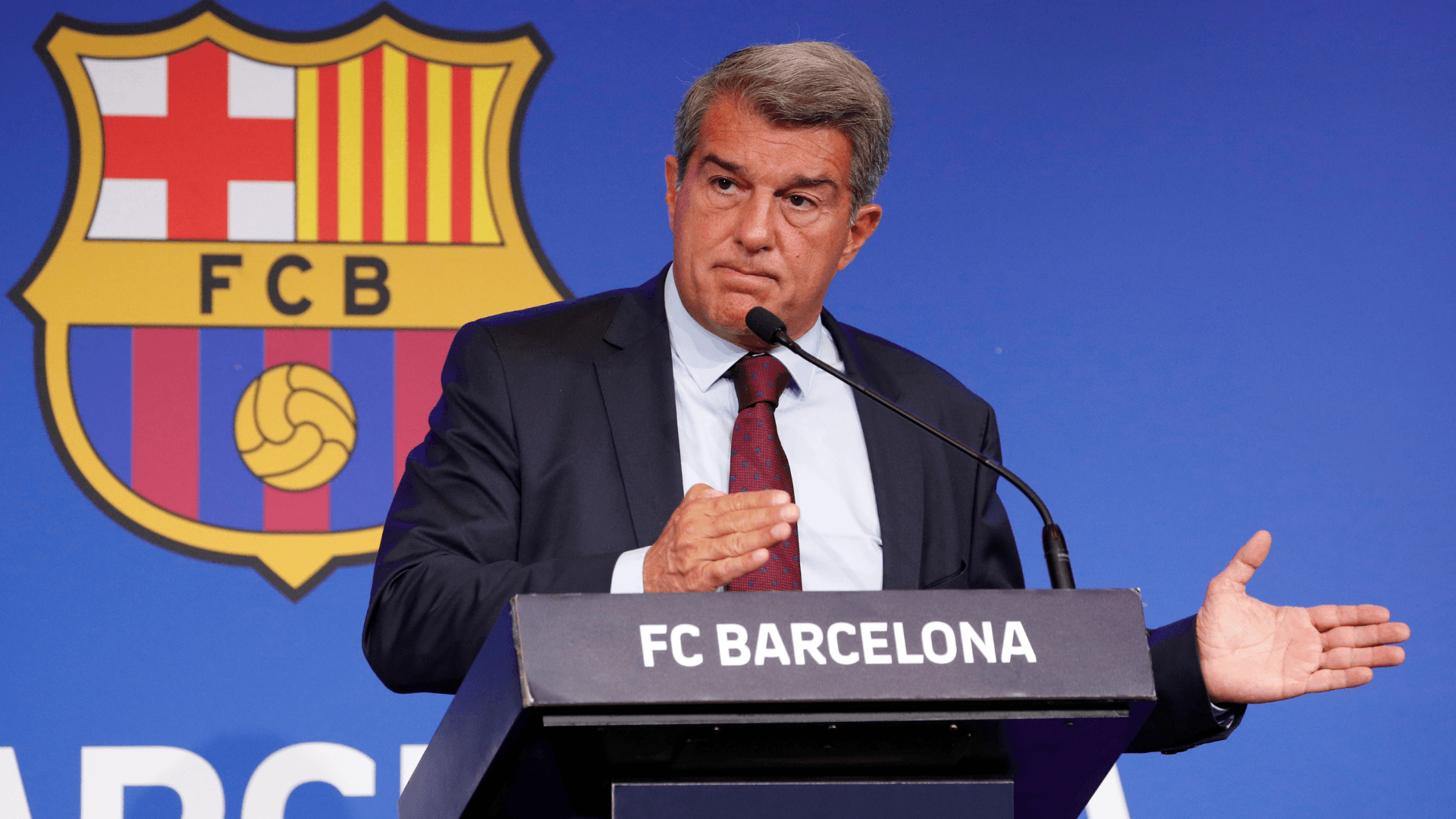 Joan Laporta, ex-presidente do Barcelona e candidato à reeleição I Foto: REUTERS/Albert Gea