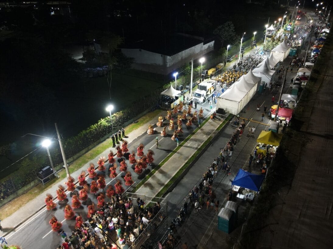 Desfile das escolas de samba de Jacareí 2026 | Créditos: Rogério Souza/Spark Mídia