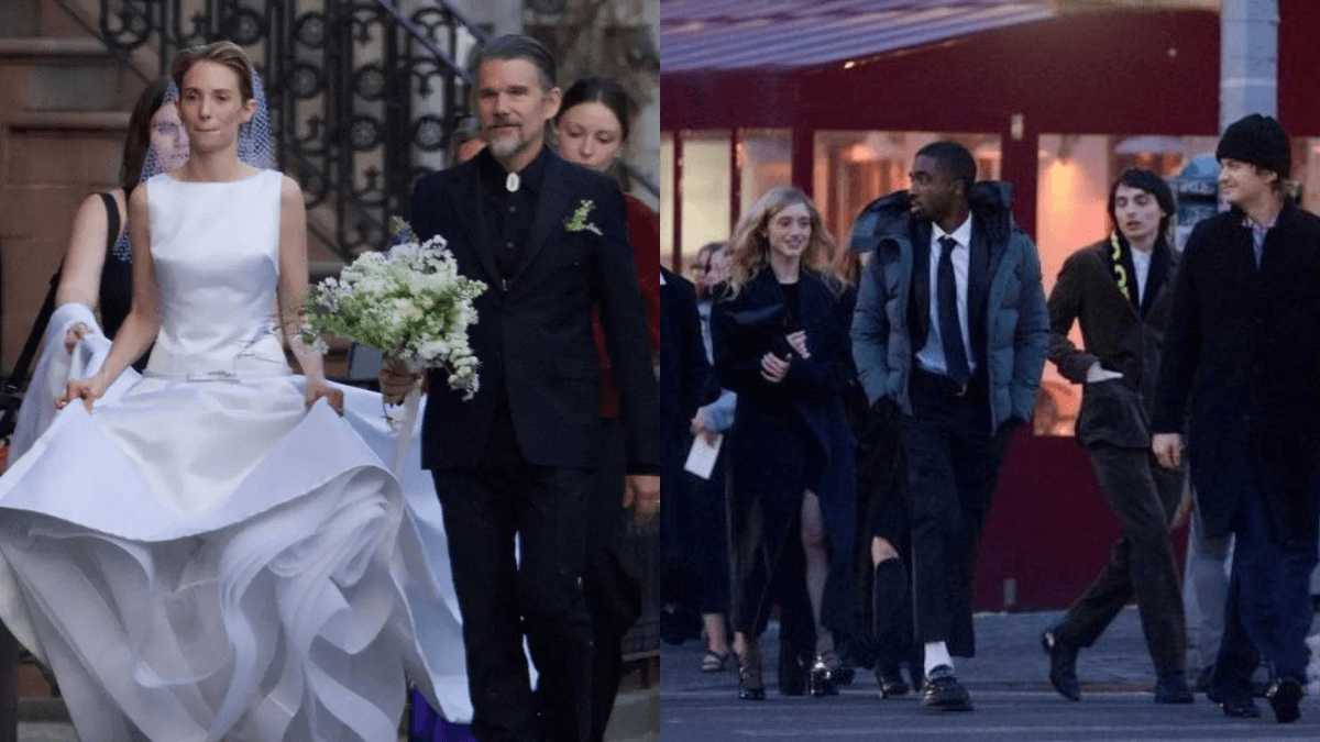 Elenco de 'Stranger Things' se reúne para casamento surpresa de Maya Hawke