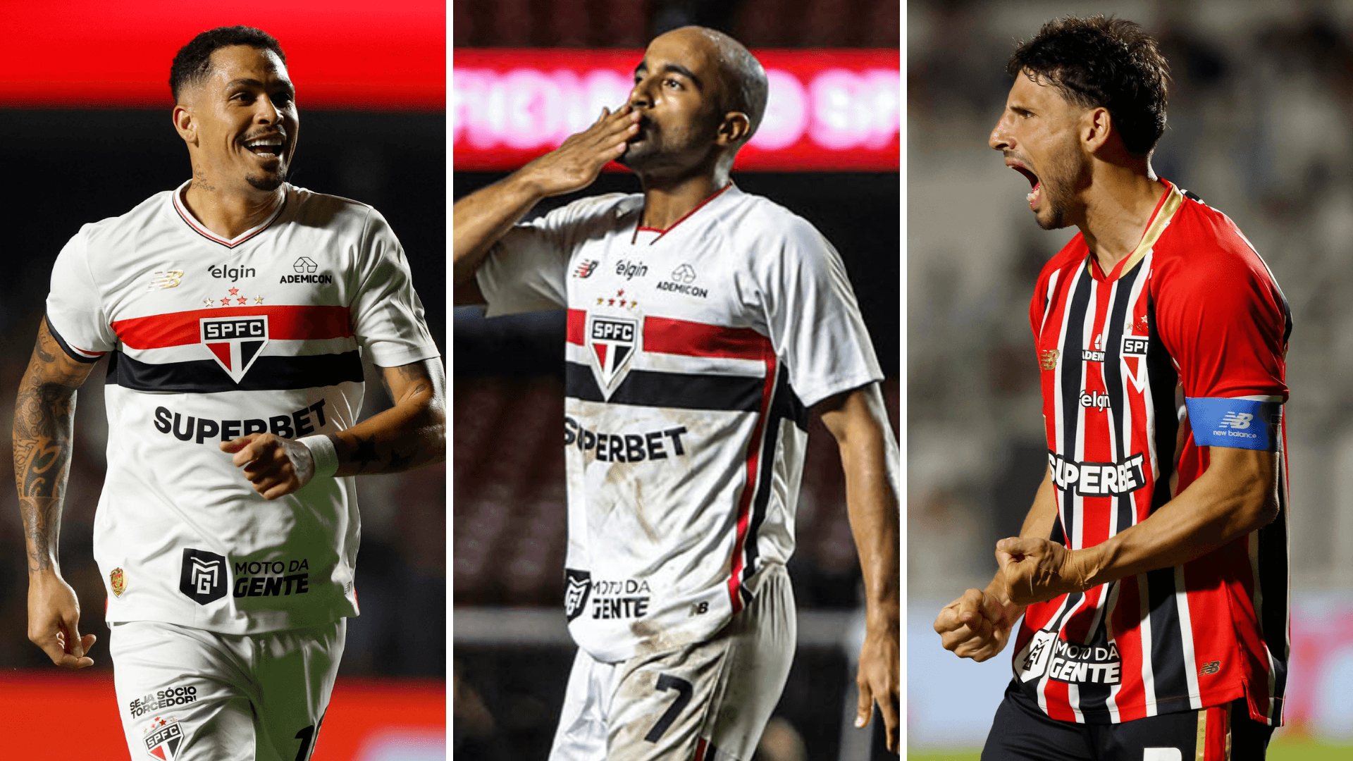 Entenda por que Lucas, Calleri e Luciano são a base do São Paulo
