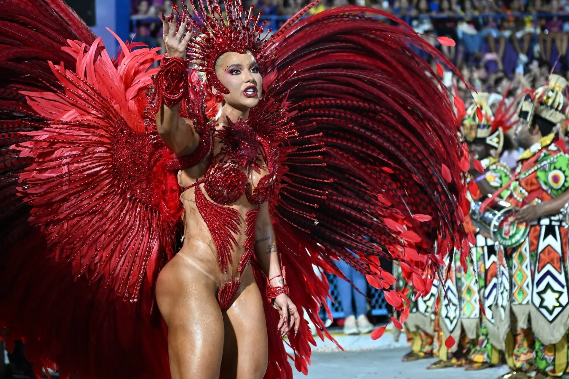 Virginia desfilou pela Acadêmicos da Grande Rio | Alex Ferro | Riotur