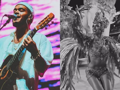 Fran Gil exalta namorada, Alane Dias, ao falar de reconexão com Carnaval
