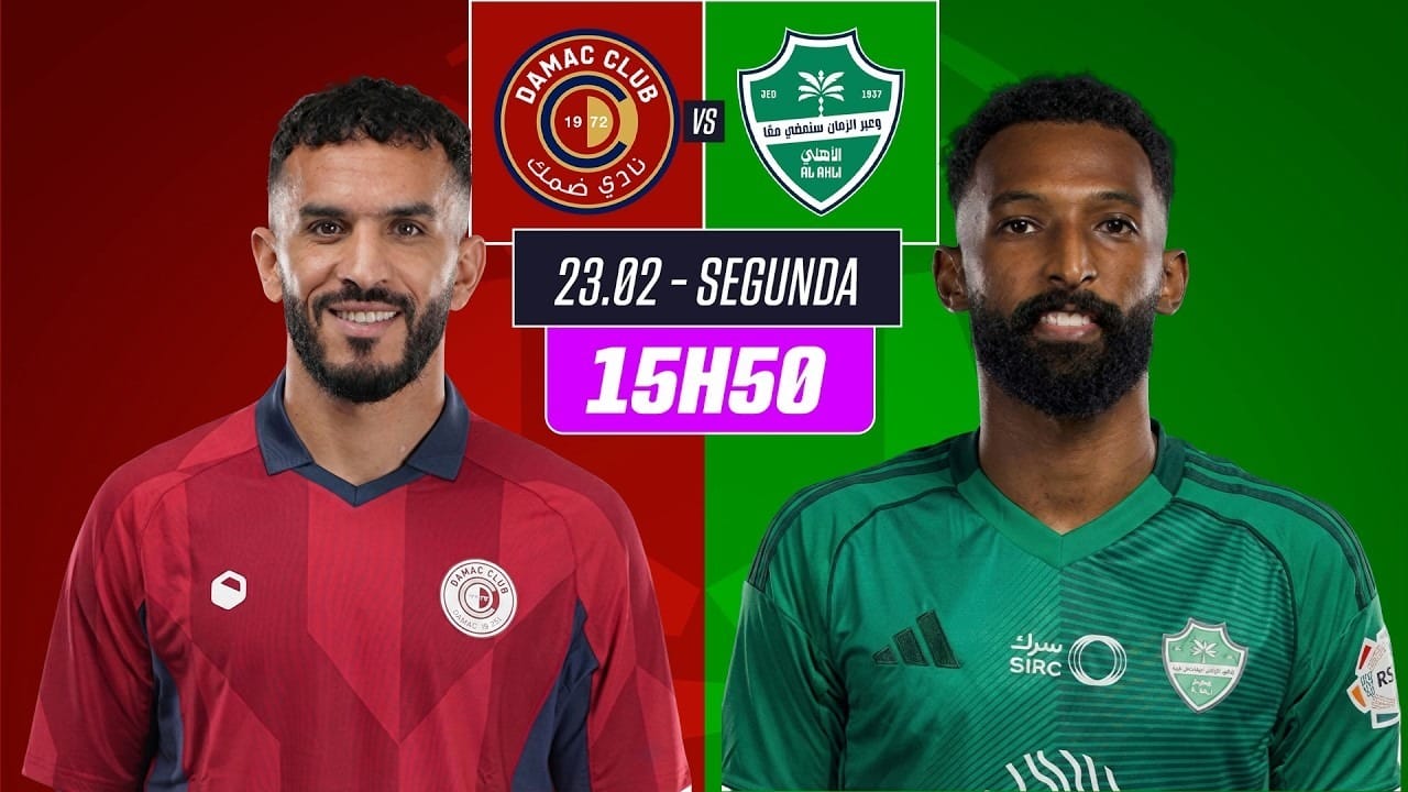 Damac x Al Ahli: assista ao vivo e com imagens jogo pelo Saudita