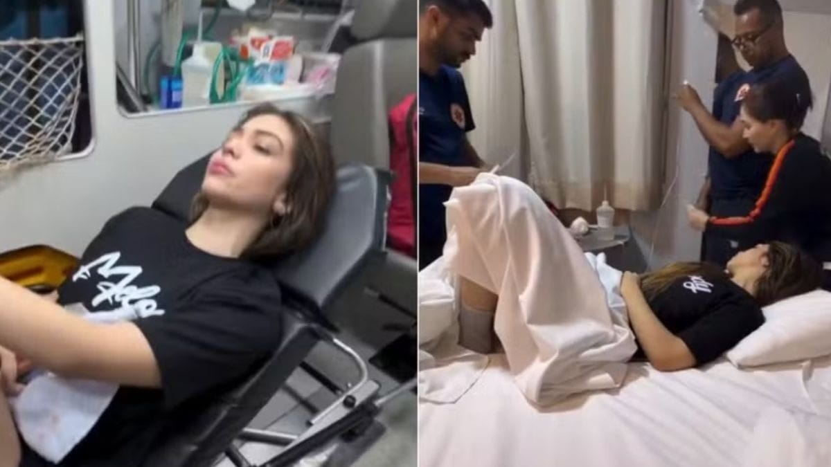 Melody passa mal após show e deixa evento de ambulância no Maranhão