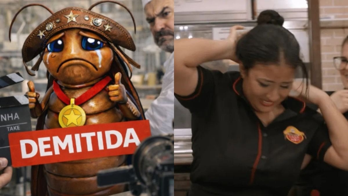 Restaurante do 'Pesadelo na Cozinha' brinca com barata invasora: 'Demitida'