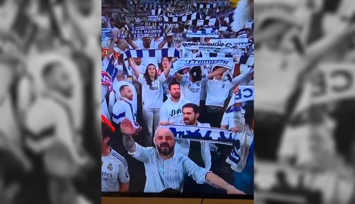 Real Madrid diz que expulsou torcedor que fez gesto nazista no estádio
