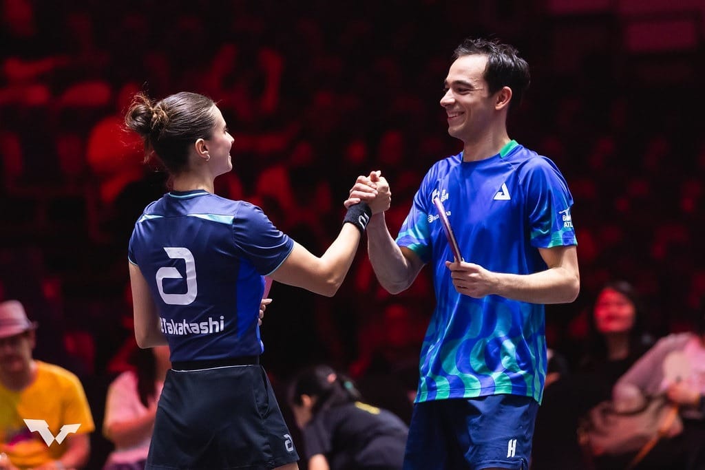 Calderano e Bruna Takahashi conquistam título inédito no tênis de mesa