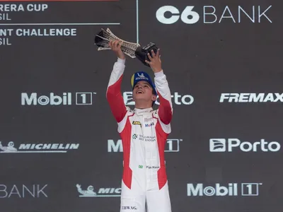 Filho de Felipe Massa estreia na Porsche Cup Brasil com vitória em SP